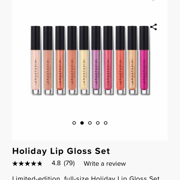 Anastasia Beverly Hills full sizelip gloss set - Picture 3 of 4